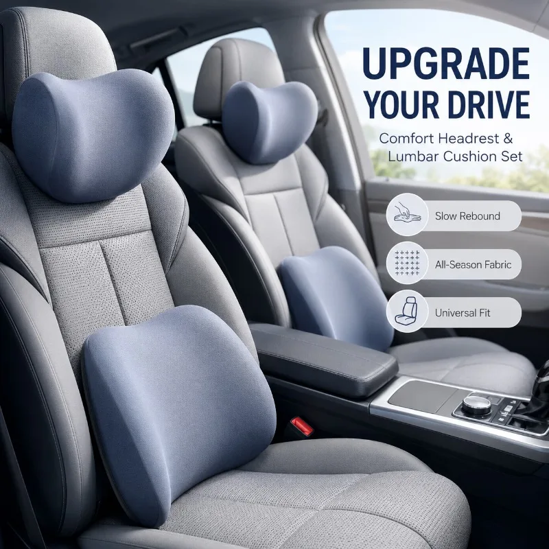 Car Accessories Nearby - Car Neck Pillow Protector Memory Foam