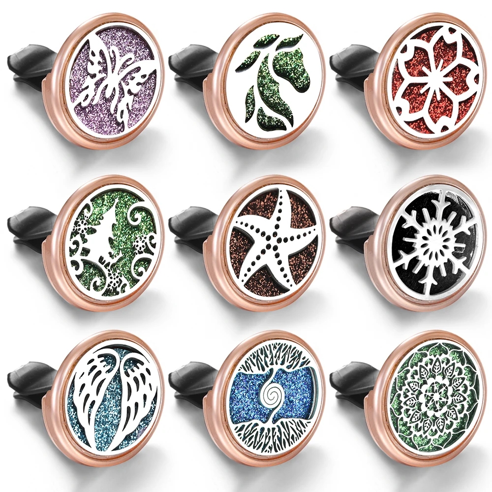 Car Air Freshener Vent - Refillable Car Air Freshener Perfume Aroma