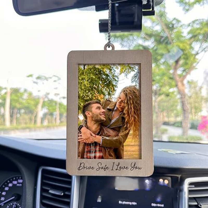 Car Accessories Hanging From Mirror - Car Decor Hanging Photo Frame Gifts