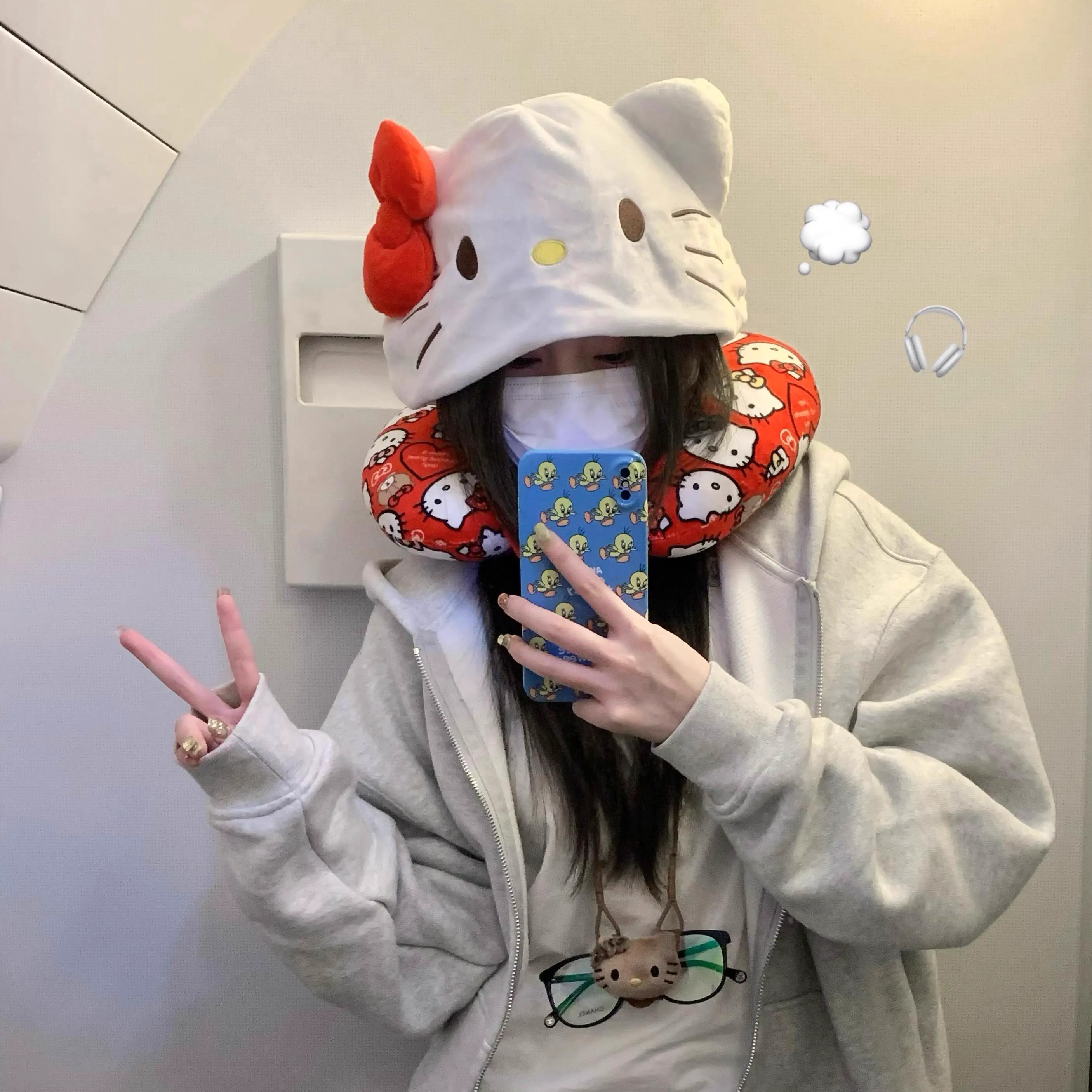 Hello Kitty U Shaped Neck Pill - Car Accessories Nearby incelemesi ve fiyatı