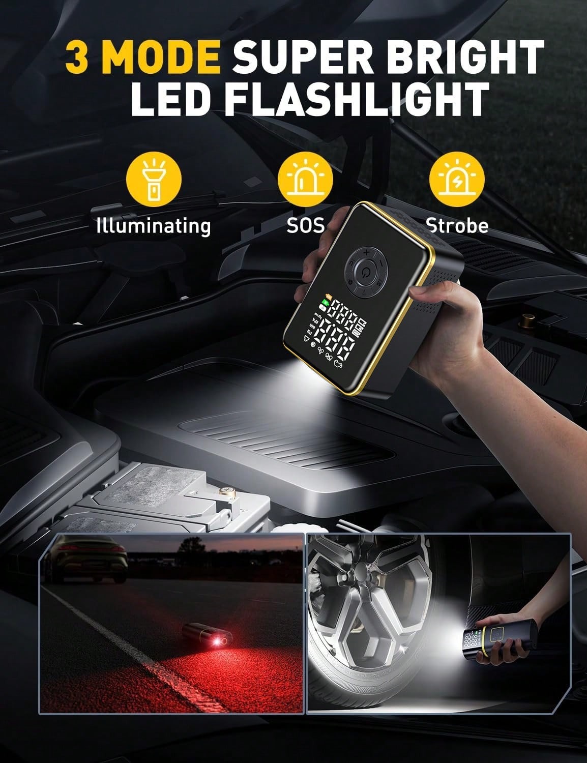 Tire Inflator Portable Air Com - Car Portable Tire Inflator incelemesi ve fiyatı