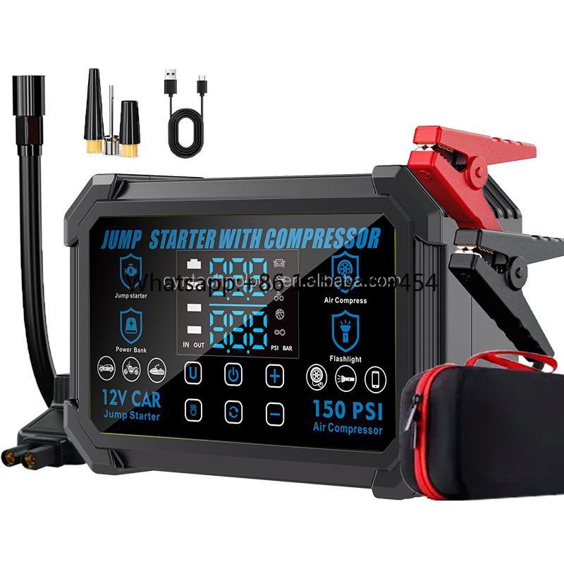 Portable 2000A Peak Jump Start - Car Portable Tire Inflator incelemesi ve fiyatı