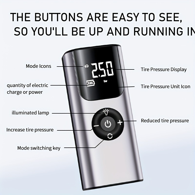 Car Wireless Air Pump Electric - Car Portable Tire Inflator incelemesi ve fiyatı