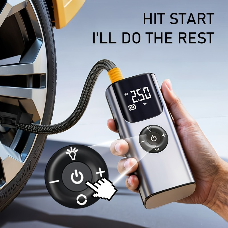 Car Wireless Air Pump Electric - Car Portable Tire Inflator incelemesi ve fiyatı