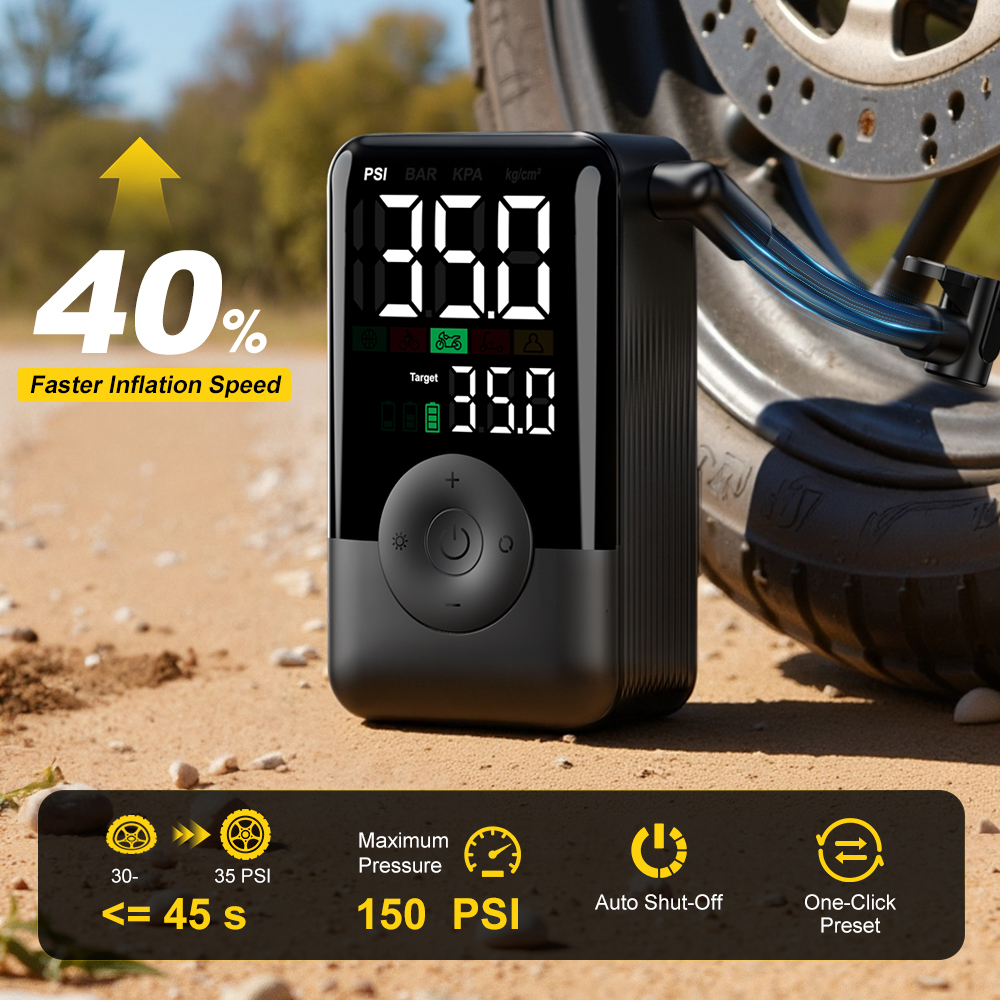 Carsun Portable Digital Tire I - Car Portable Tire Inflator incelemesi ve fiyatı