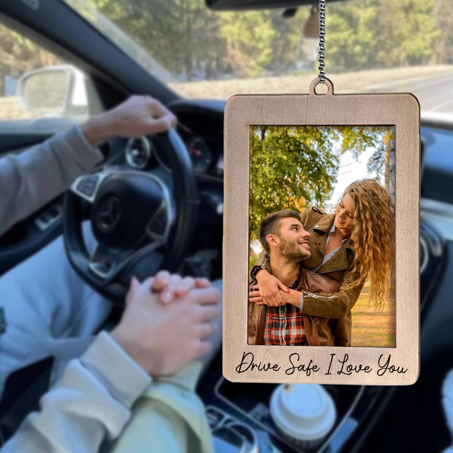 Car Decor Hanging Photo Frame, - Car Accessories Hanging From Mirror incelemesi ve fiyatı