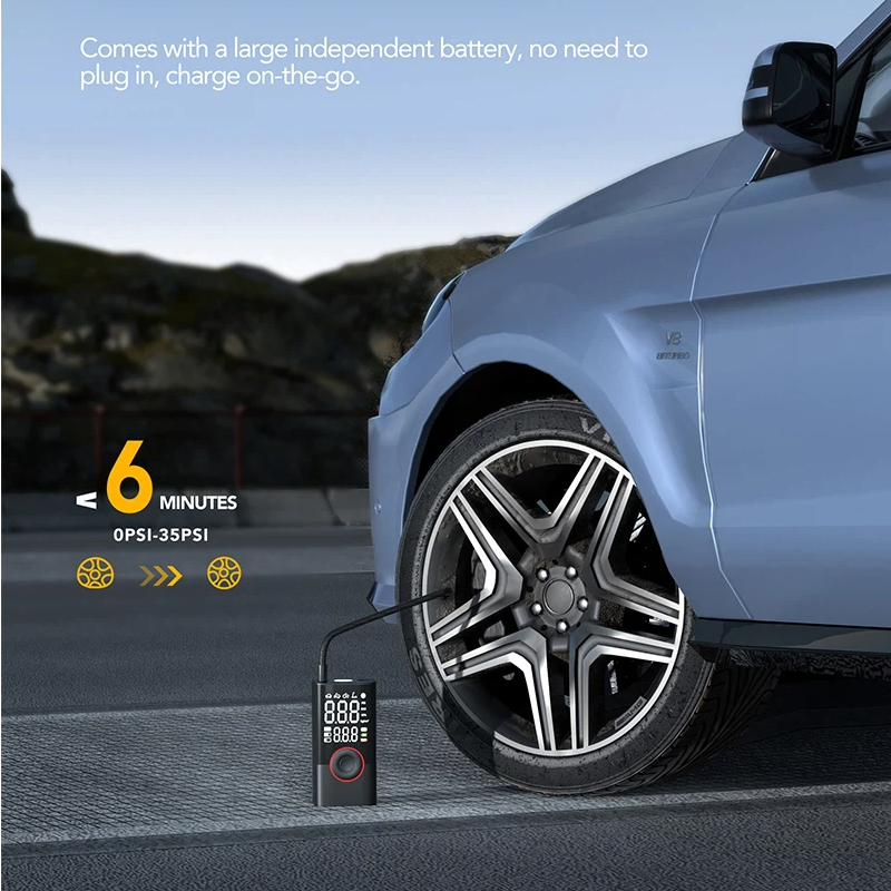 Rechargeable Air Pump Tire Inf - Car Portable Tire Inflator incelemesi ve fiyatı