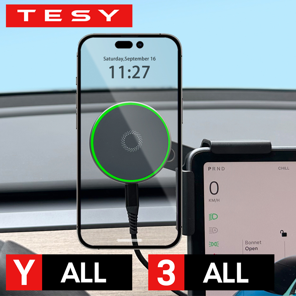 Car Phone Mount Holder 15W Mag - Wireless Car Charger incelemesi ve fiyatı