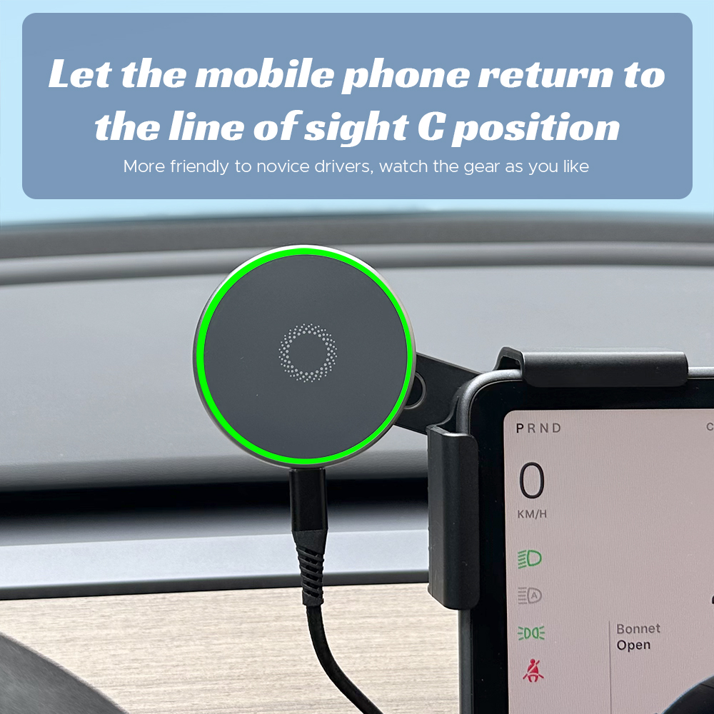 Car Phone Mount Holder 15W Mag - Wireless Car Charger incelemesi ve fiyatı