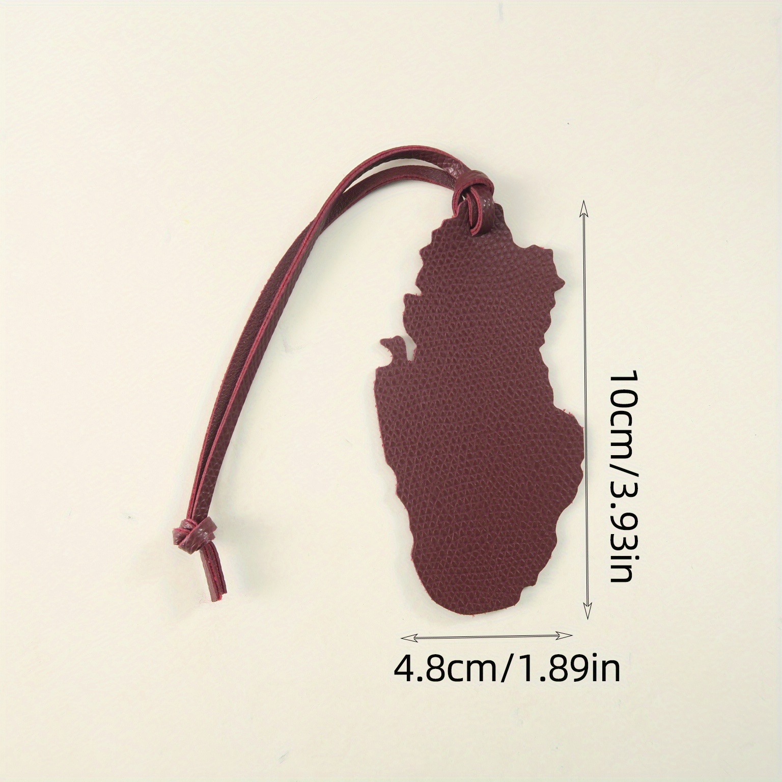 Qatar Map PU Leather Charm - E - Qatar Car Accessories incelemesi ve fiyatı