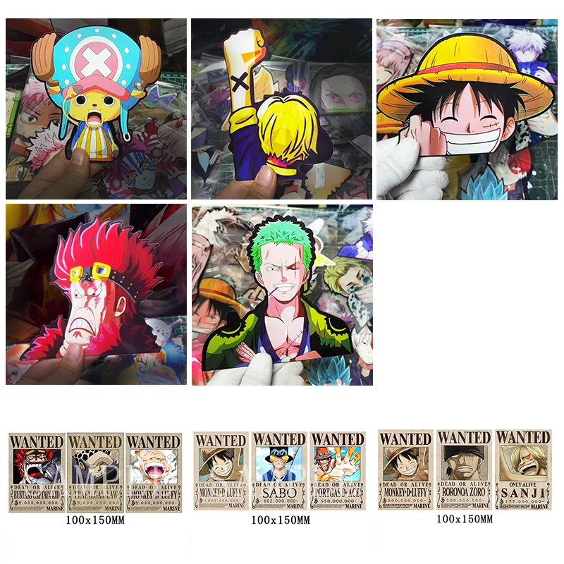 ONE PIECE 3D Lenticular Sticke - Car Accessories Japanese incelemesi ve fiyatı