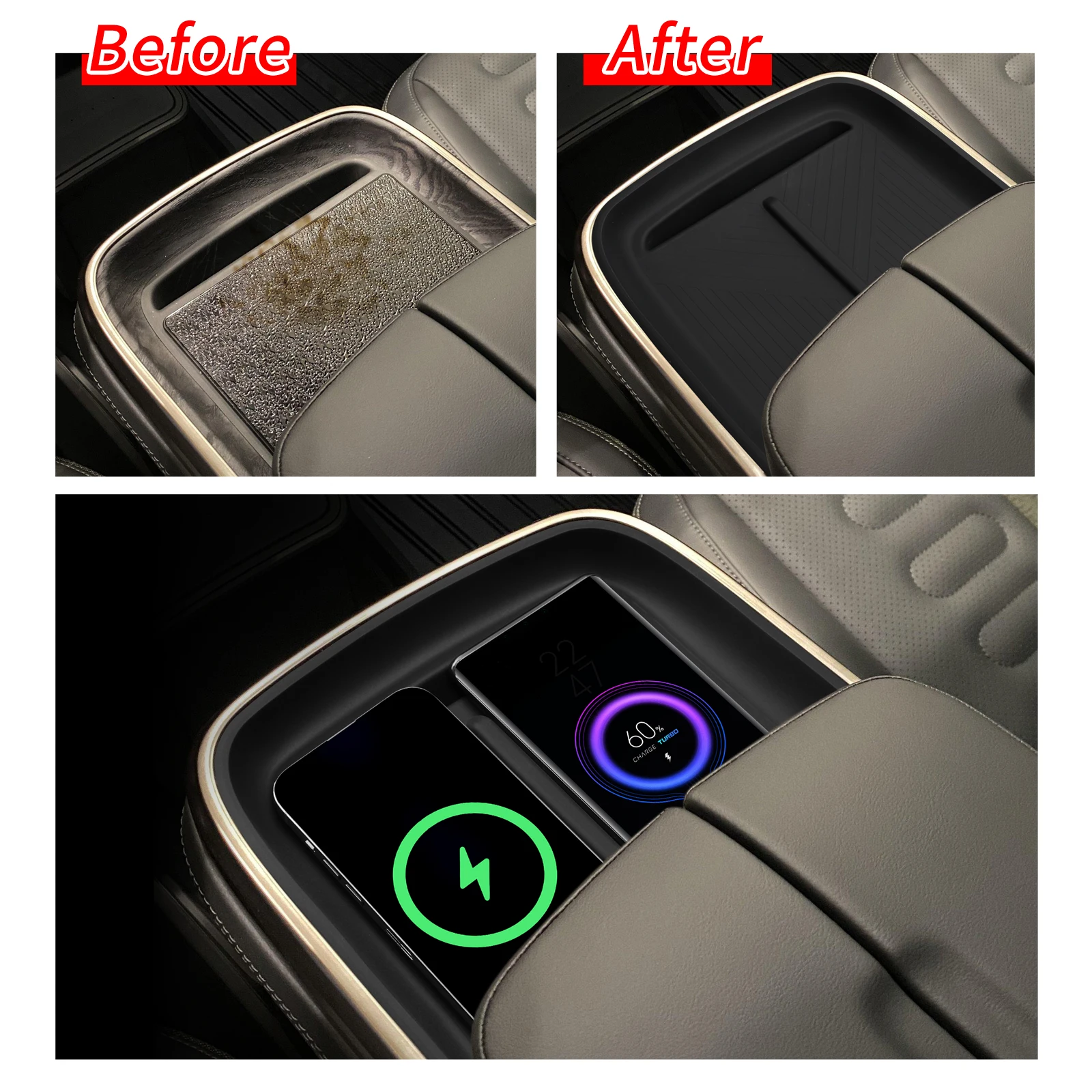 For RIVIAN R1T R1S 2022-2025 C - Wireless Car Charger incelemesi ve fiyatı