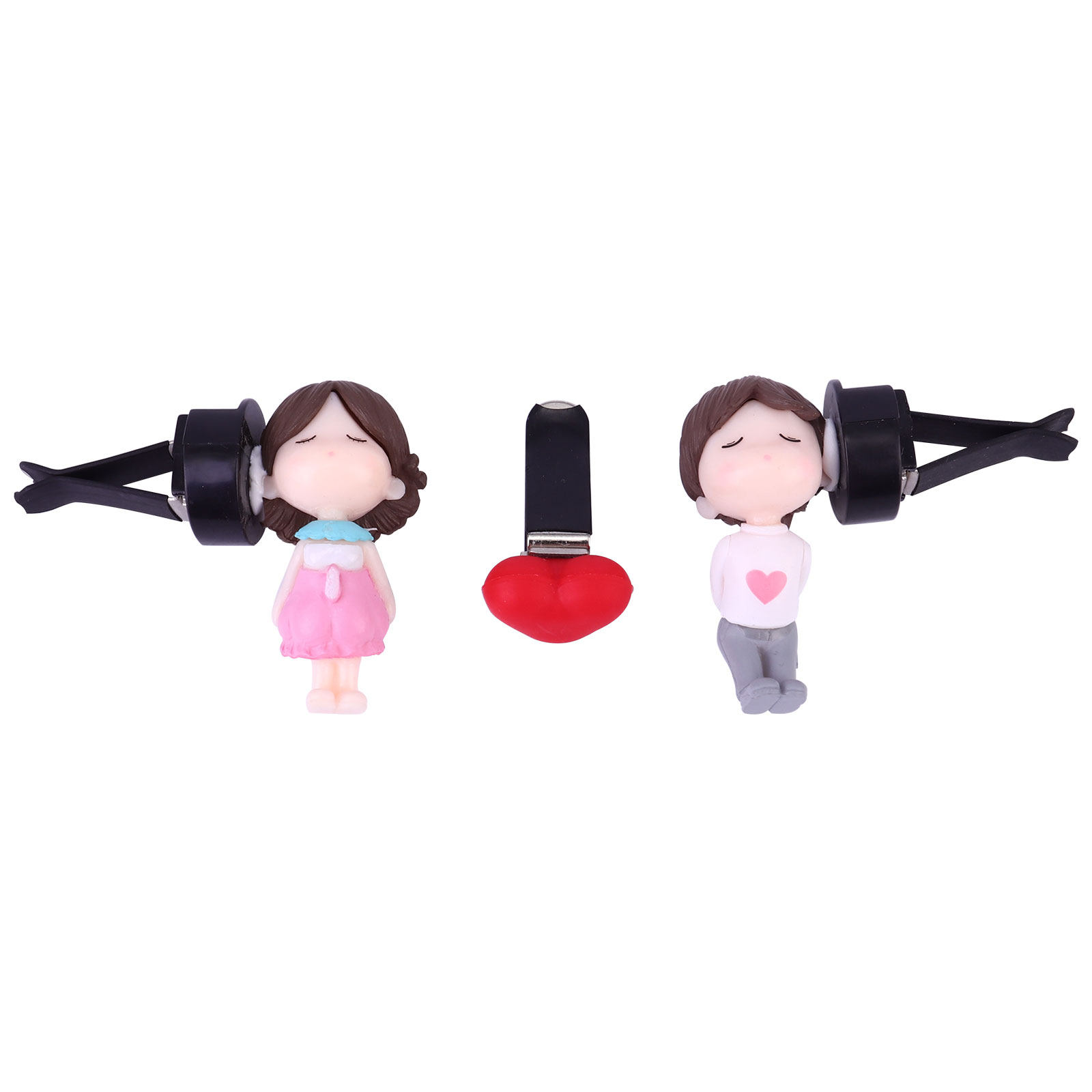 1Set Cute Couple Design Car Ar - Car Air Freshener Vent incelemesi ve fiyatı