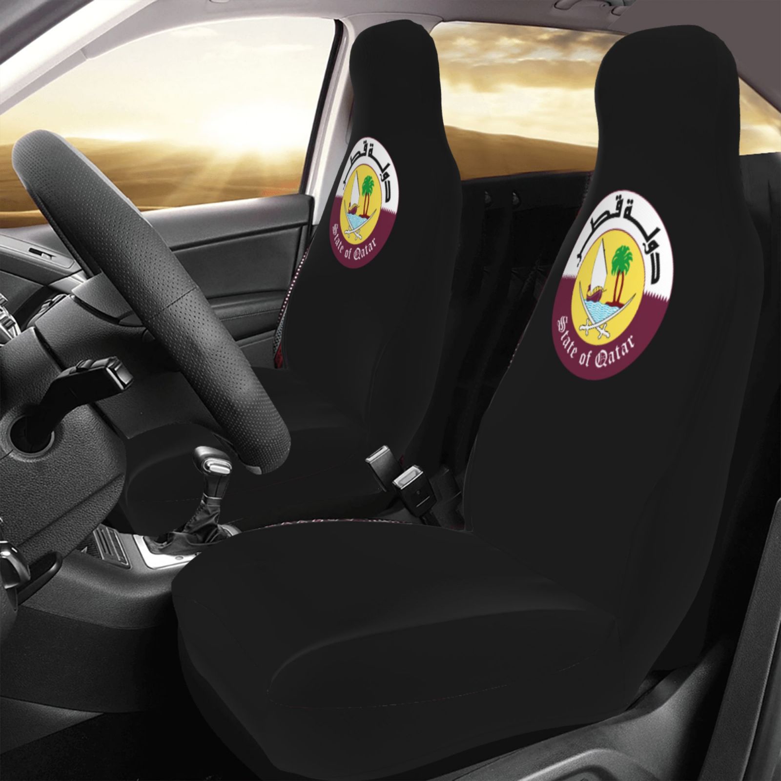 Qatar National Emblem Pattern  - Qatar Car Accessories incelemesi ve fiyatı