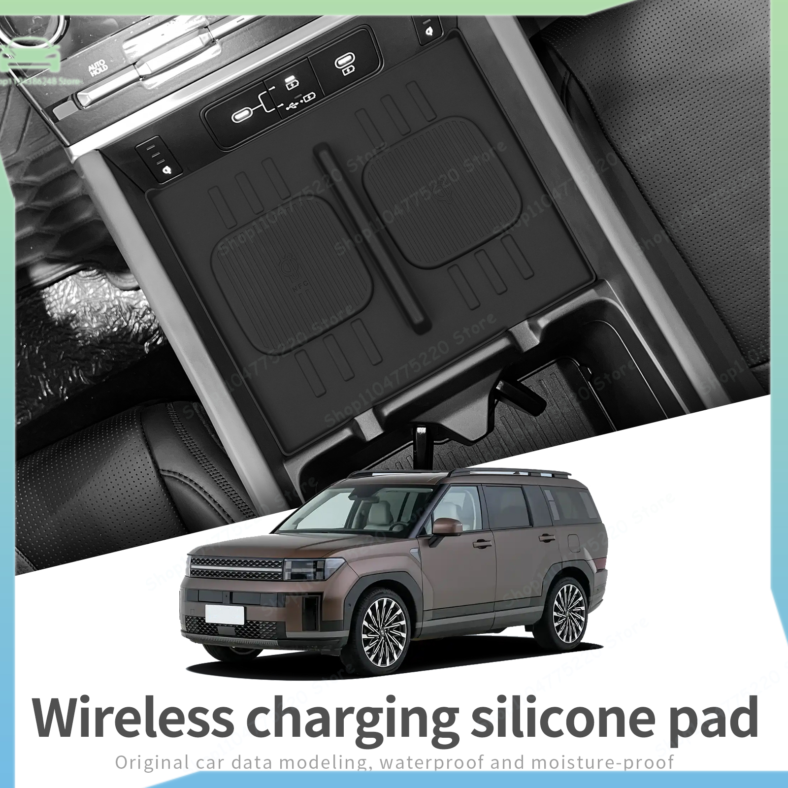 For Hyundai Santa Fe 2024 2025 - Wireless Car Charger incelemesi ve fiyatı