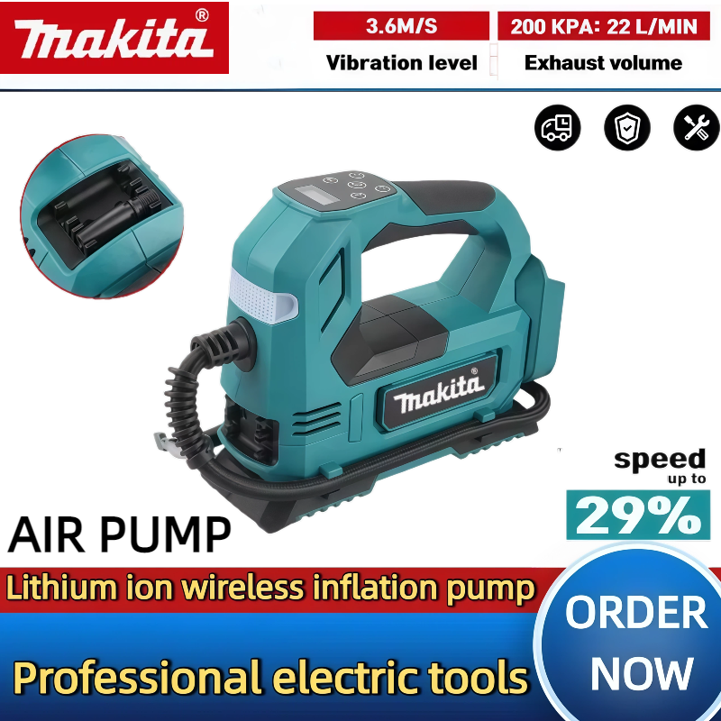 Makita brushless air Pump 18V  - Car Portable Tire Inflator incelemesi ve fiyatı