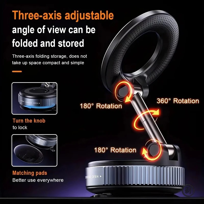Magnetic Car Phone Holder Vacu - Wireless Car Charger incelemesi ve fiyatı