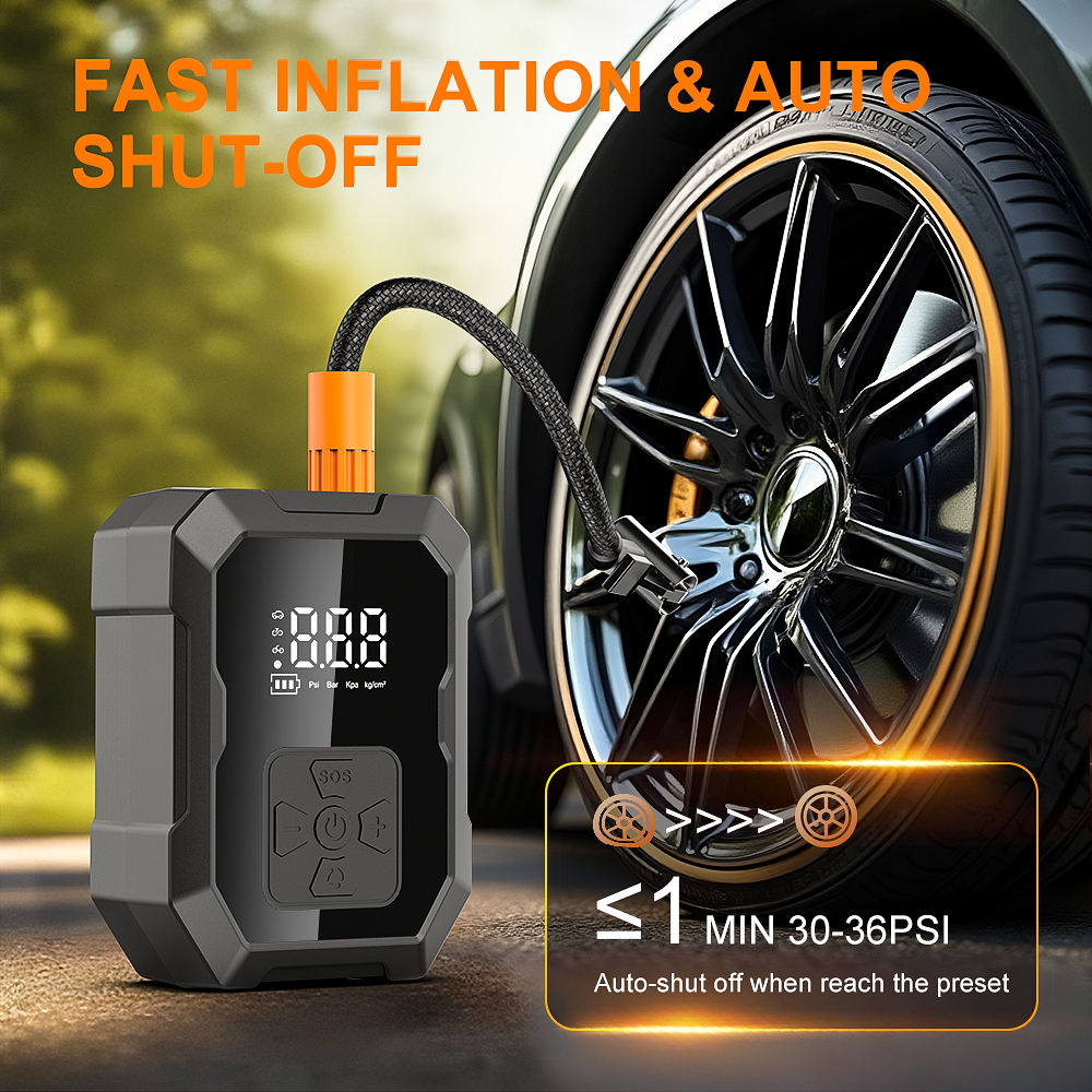 YIJU Mini Air Pump Tire Inflat - Car Portable Tire Inflator incelemesi ve fiyatı